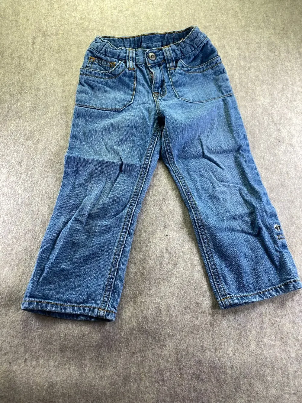 Baby Gap Adjustable Waist Blue Jeans or Capris Size 4T
